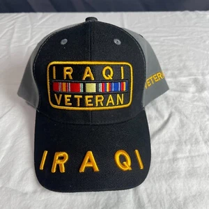 Sombrero Veterano de Guerra EE. UU. - Veterinario Iraquí - Sombrero Ajustable Servicio Militar - Imagen 1 de 6