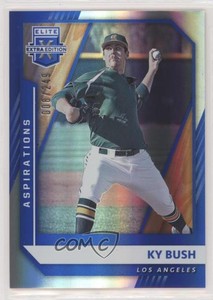2021 Panini Elite Extra Edition Aspirations Blue /249 Ky Bush #45
