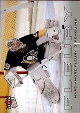 2009-10 Ultra Penguins Hockey Card #119 Marc-Andre Fleury