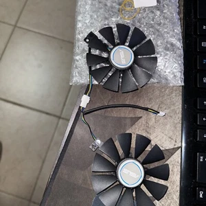 GPU Replacement Cooler cooling Fan For Asus Dual GTX 1060 1070 RX 570 - Picture 1 of 3