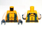 LEGO - Minifig, Torso Muscles Outline Blue Vest & Belt w/ "X" Buckle - Wolverine