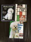 Bichon Friese dogs: three books about the breed. Unread-looking condition.