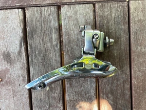 Campagnolo Record Front Braze on Derailleur Double 9 Speed-Era - Picture 1 of 4