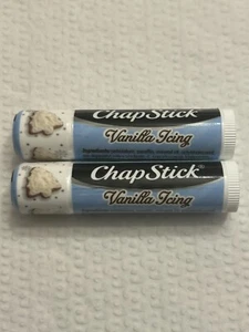 CHAPSTICK VANILLA ICING Flavor Lip Balm Lot of 2 New & Sealed Sweet Treat! - Picture 1 of 2