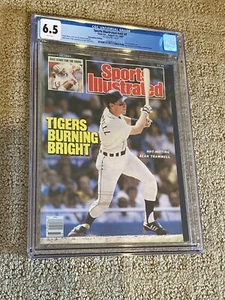 Sports Illustrated CGC 6.5 White Pages (Alan Trammell Cover)- Detroit Tigers - Picture 1 of 4
