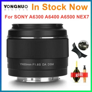 YONGNUO YN50mm F1.8S DA DSM APC-C APS-C AF/MF Camera Lens For Sony E Mount - Picture 1 of 7