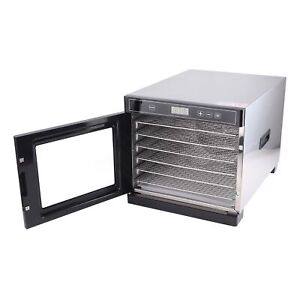 (US Plug 110V)Food Dehydrator Hot Dryer 6 Trays Dryer Machine W/Temperature DC