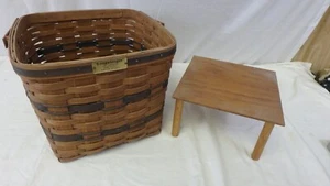 Longaberger Retired Two-Pie Basket with Riser - 1986 - Picture 1 of 12