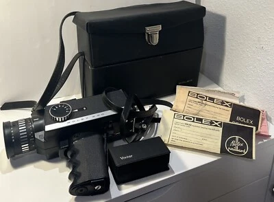 Cámara BOLEX 250 con correa y estuche. Disparador inalámbrico Vivitar SL-1 no probado Foto 1 de 4