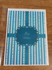Blue striped birthday card, suitable for eveyone - Normally £2.59