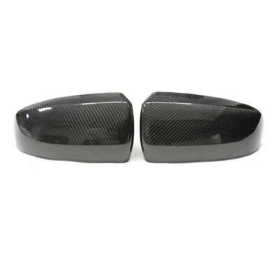 Real Carbon Fiber Side Mirror Shell Cover Caps For BMW X5 X6 E70 E71 2007-2013 - Imagem 1 de 4