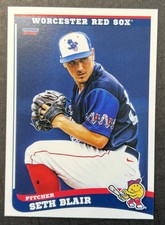 2021 Seth Blair Minor League Rookie Card RC Boston Worcester Red Sox 