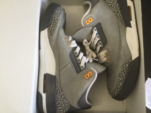 Air Jordan 3 Retro Taglia 9 Uomo Argento Sport Grafite Argent Sport