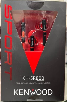 Kenwood KH-SR800R In Ear Sports Headphones - Image 1 of 3