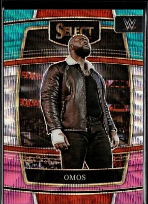 2022 Panini Select Concourse Tri-Color Prizm #74 Omos The Nigerian Giant - Image 1 of 2