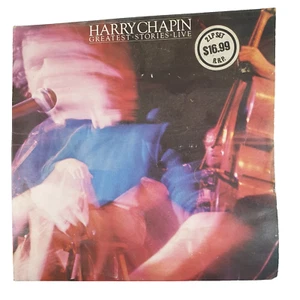 Harry Chapin - Greatest Stories Live 33 RPM Double Vinyl LP Records, 1976, Rock - Picture 1 of 12
