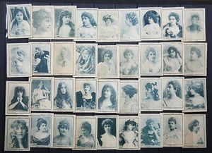 Collection of 75 Old Spanish Matchbox Trading Cards - 6th Serie,Famous Actresses - Foto 1 di 6