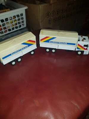 Matchbox Super Kings K122/137 DAF Space Cab, Eurotrans. Complete.... - Image 1 of 4