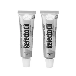 Refectocil Augenbrauen Wimpernfarbe graphit Tube # 2 2er Pack 15ml - Bild 1 von 2
