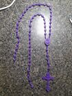 Purple Plastic Broken Rosary