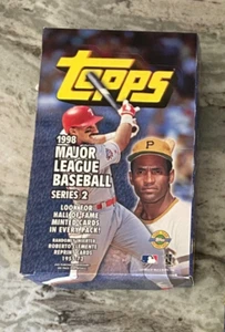 1998 TOPPS BASEBALL WAX BOX--EMPTY--NO CARDS-- box in scan - Picture 1 of 1