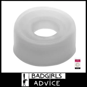 LuvPump ComFit Silicone Penis Pump Replacement Sleeve Wide Opening Universal wht - Picture 1 of 6