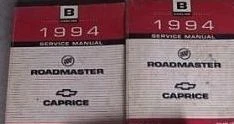 1994 BUICK ROADMASTER CHEVY CAPRICE Service Repair Shop Manual 2 VOLUME SET OEM - Изображение 1 из 1
