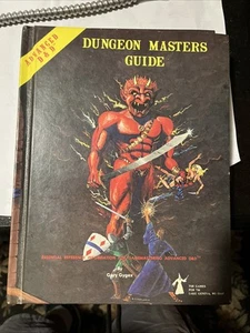 Advanced Dungeons & Dragons D&D Dungeon Masters Guide Gygax RPG 1979 Book - Foto 1 di 5