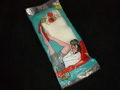 Nuevo de Colección Años 60 70 Kmart Blanco Cepillado Orlon Difuso Botines Calcetines Foto 1 de 4