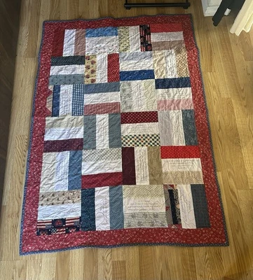 Христианское одеяло Americana со стихами из Библии ширина 40 дюймов на длину 57 дюймов Одеяло на колени - Изображение 1 из 4