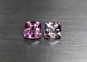0.94 Cts  " 100 % Natural Burmesh Platinum & Pink Spinel_Cushion " - Bild 1 von 1