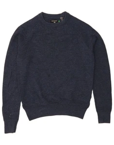 DOCKERS Mens Crew Neck Jumper Sweater Medium Navy Blue Wool CN21 - Picture 1 of 5
