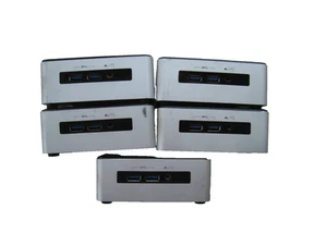 Joblot 5 x NUC NUC5i3MYHE Mini PC's i3 5010U 2.1GHz 4GB Ram 120GB SSD Win 10 - Picture 1 of 5