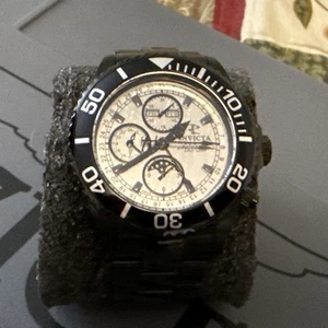 Invicta Reserve Pro Diver Watch Valjoux 7751 Automatic Moon Phase Meteorite 0214 - Picture 1 of 7