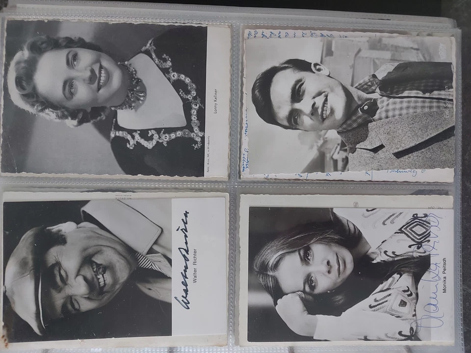 320 Autogrammkarten Von Filmstars Teilweise Signigniert - Bild 1 von 4