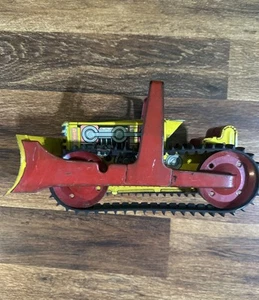 Dozer bruco diesel resistente litografia latta Marx vintage anni '50 - Foto 1 di 12