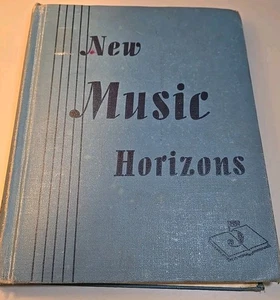 Vtg 1946 New Music Horizons 5th Book Silver Burdett Publ. Music Song Book - Picture 1 of 3