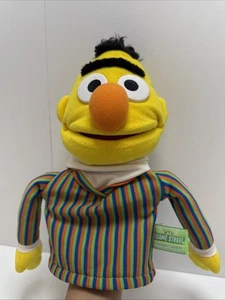 "Títere de mano de colección Gund Sesame Street Bert 2003, Jim Henson #075857 12"" peluche" - Imagen 1 de 12