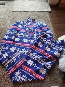 OppoSuits Gr. Herren Urlaub Weihnachtsanzug Gr. 46 Sakko, Gr. 48 Hose & Krawatte - Bild 1 von 7