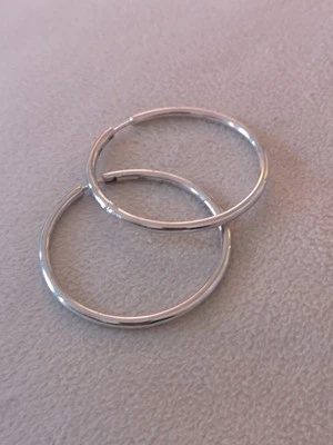 Classic Large Hoop Earrings - image 1 of 3