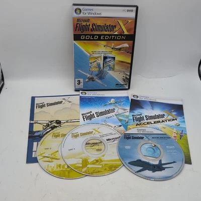 Microsoft Flight Simulator X Gold Edition PC Windows con expansión de aceleración Foto 1 de 4