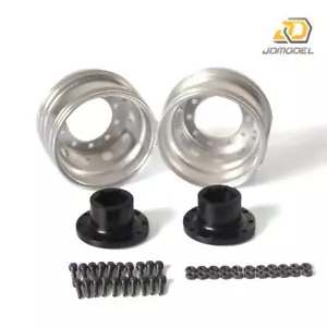 Mozzo ruota anteriore JDM 2 pezzi per fai da te LESU Tamiye 1/14 assi di potenza freno esagonale camion RC - Foto 1 di 5