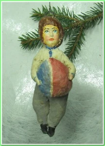 Ancien Ornement de Noël en coton Vintage Sapin Xmas Nouvel An 🎄#113251 - Imagen 1 de 9