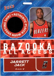 2005-06 Bazooka All-Access Relics Trail Blazers Basketball Card #JJ Jarrett Jack