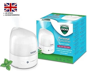 Vicks Personal Cool Mist Ultrasonic Humidifier Easy to Use Quiet VUL510E1 - Picture 1 of 5