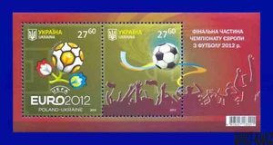 UKRAINE 2012 Sports Football Soccer EURO-2012 UEFA Final Poland-Ukraine s-s MNH - Picture 1 of 1