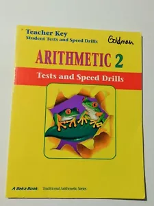 A Beka Arithmetic 2Quiz, Test, Speed Drill Key - Imagen 1 de 1