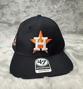 Houston Astros Hat Cap Blue Snapback 47' MLB Baseball Snap Back Adjustable - Picture 1 of 8