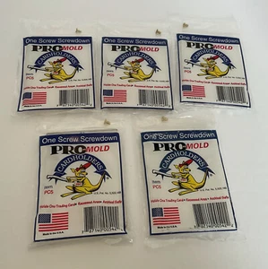 (5) Pro-Mold PC5 Trading Card 1 Screw Holder NEW In Package - Picture 1 of 4
