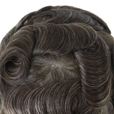 Todo Swiss Lace Toupee para hombres sistema de reposición de cabello humano pieza para el cabello #210 8X10 Foto 1 de 4